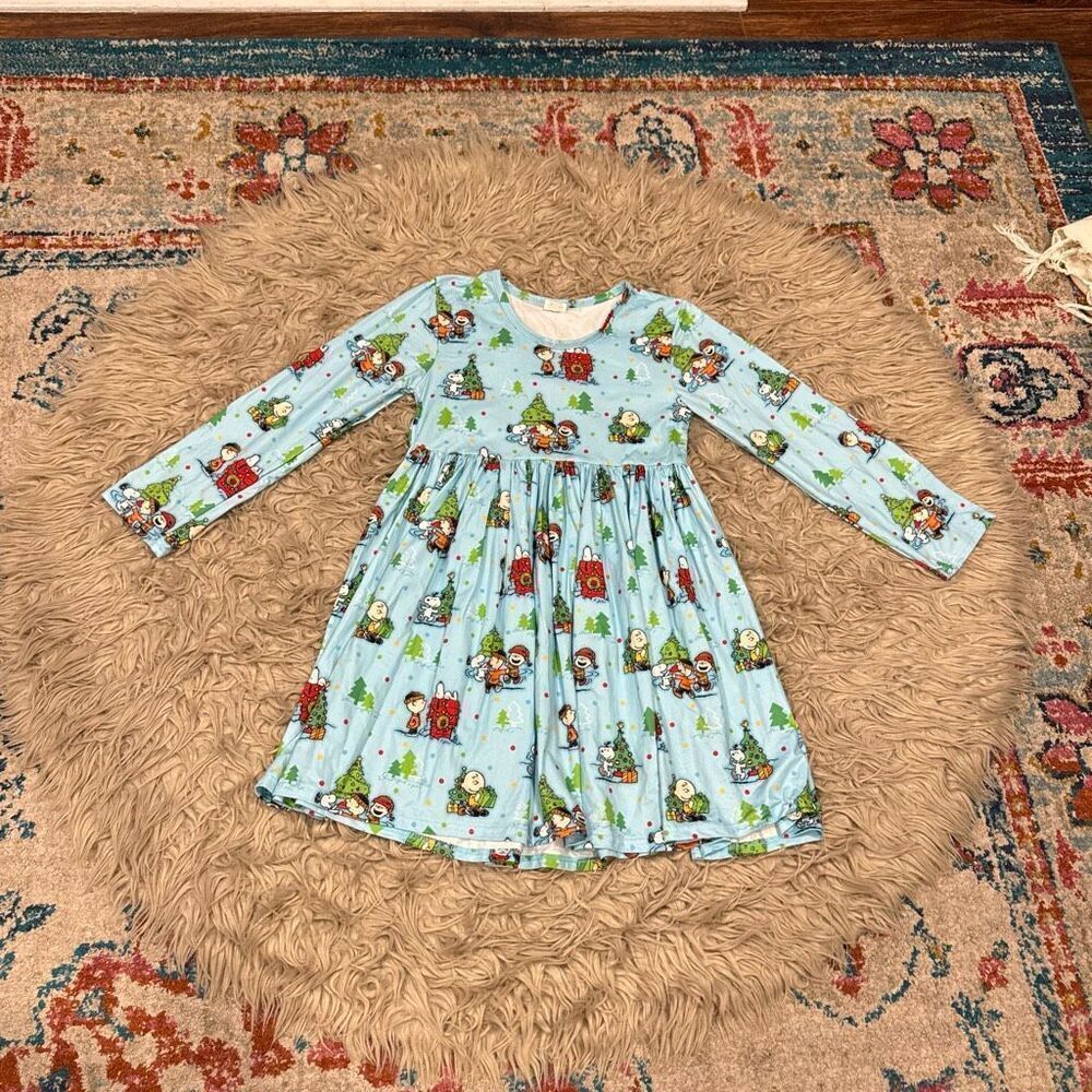 Charlie Brown Peanuts Winter Christmas Dress size 14-16